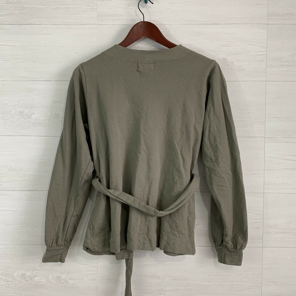 t. la Open Front Tie Waist Balloon Slv Cardigan - Picture 5 of 6